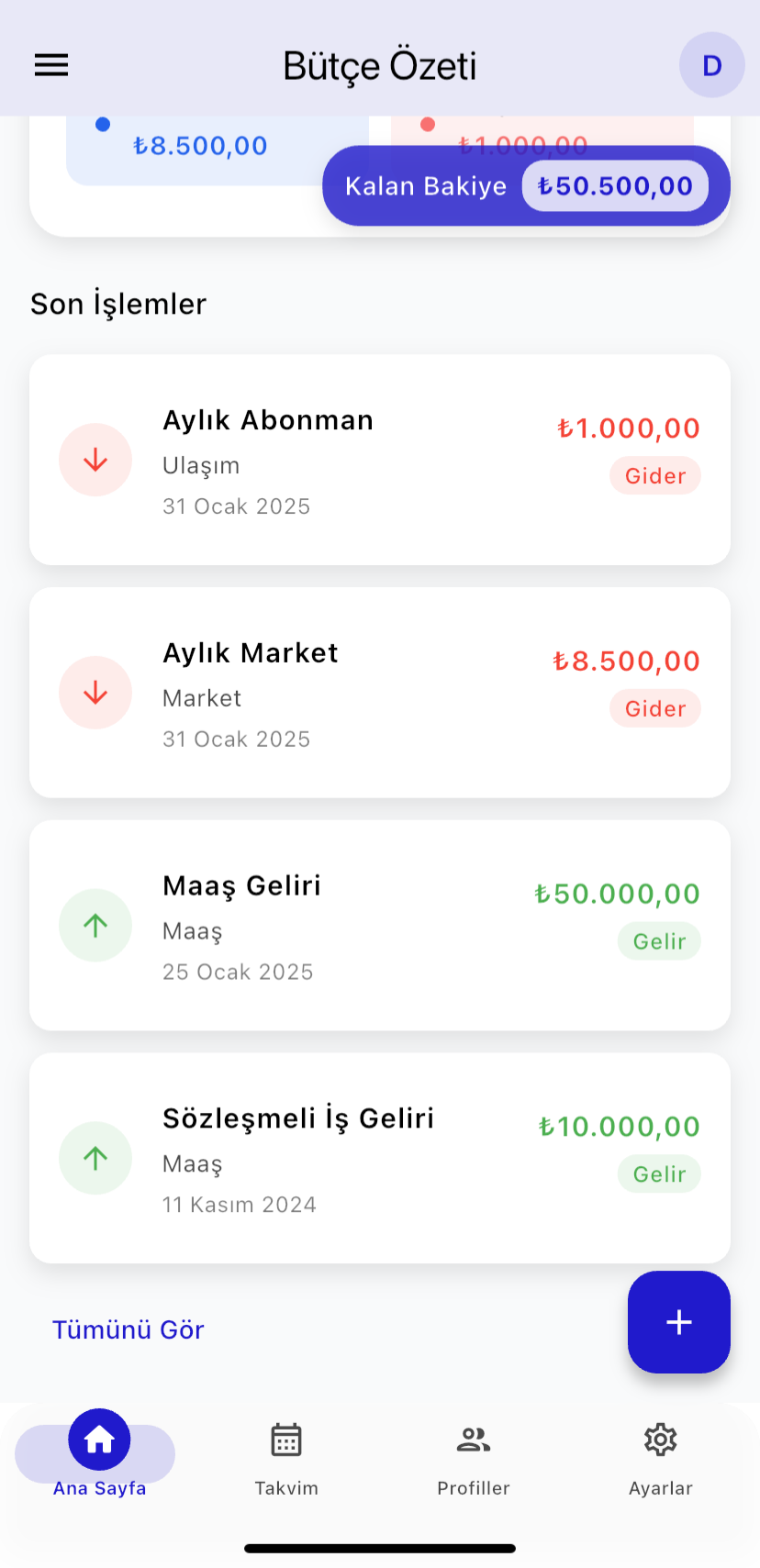 İşlem Ekleme